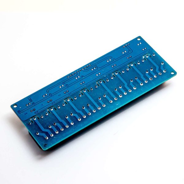 8 channel relay module, underside