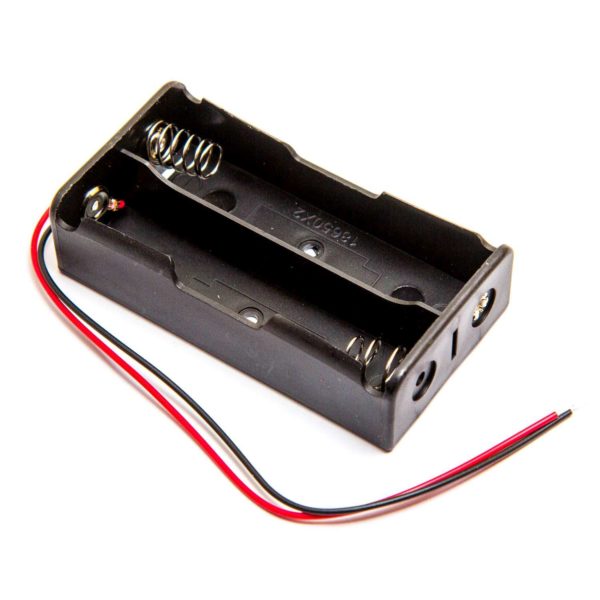 Batterihållare för 2st 18650 litium-batterier