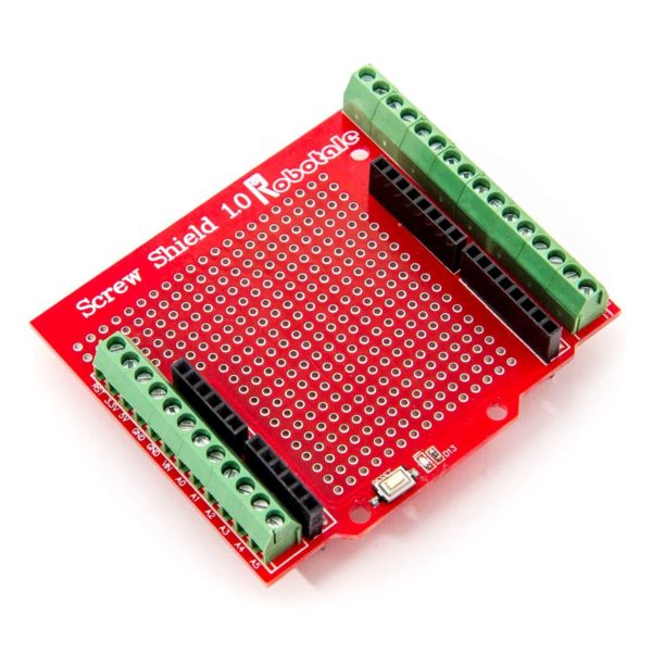 Arduino prototyp-shield med skruvterminaler